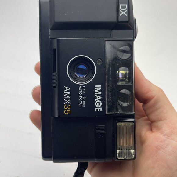 Vintage Film Camera (UNTESTED As-is) IMAGE MX35 Focus-Free Motorized Camera 35mm - Picture 6 of 10